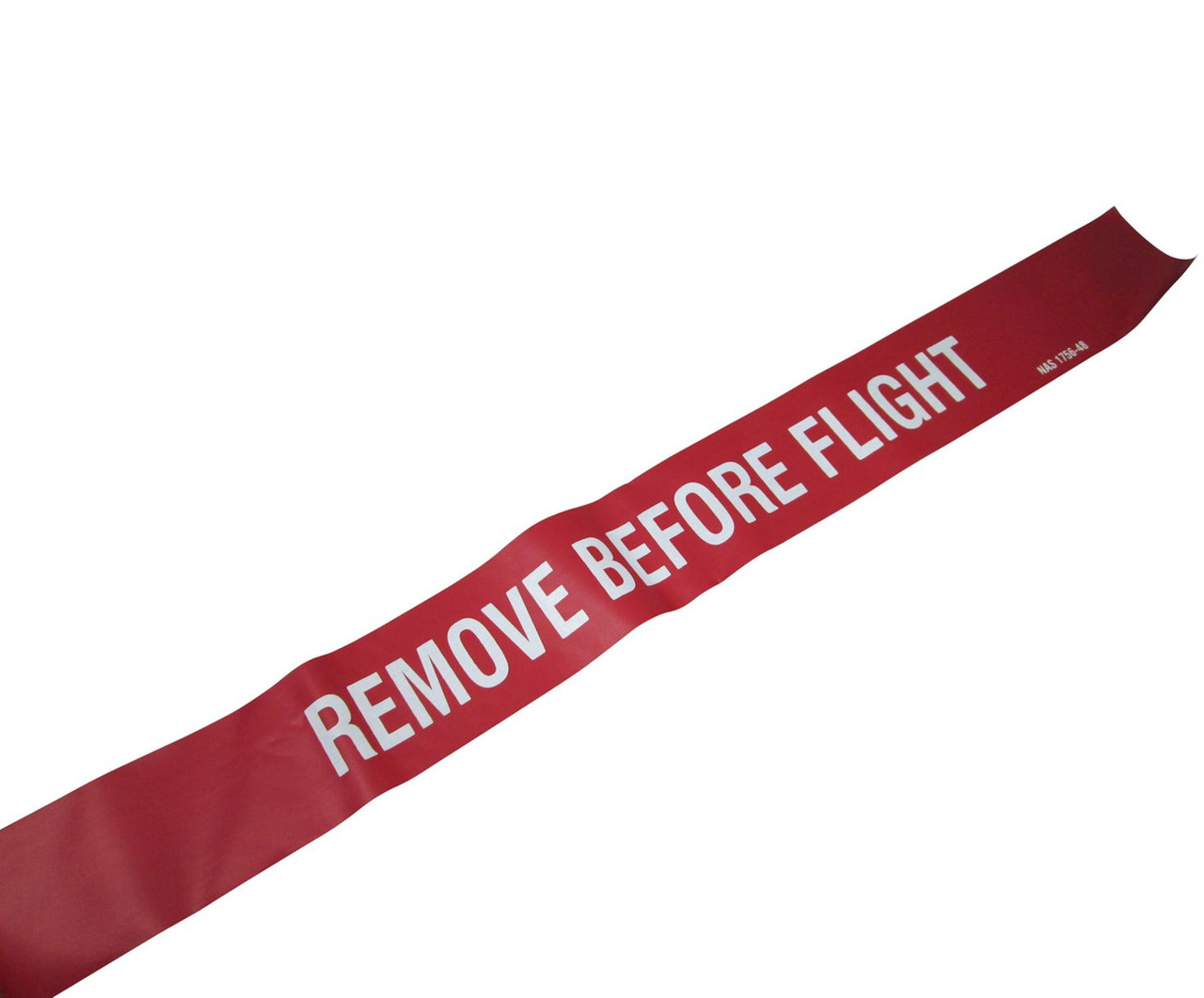 NAS Remove Before Flight Streamer, Red - 48 Inches