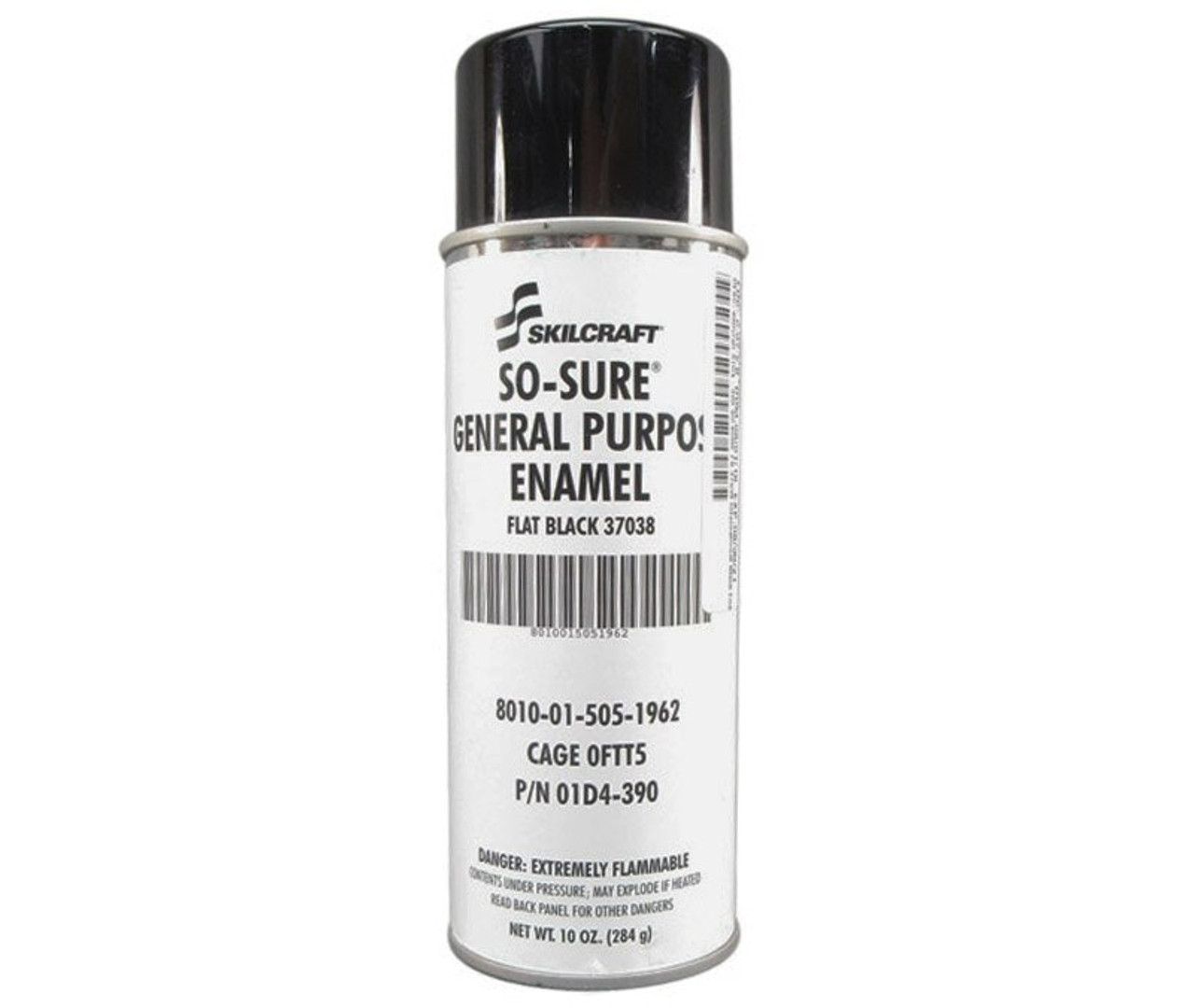 Skilcraft 01D4-390 SO SURE FS 37038 Flat Black General