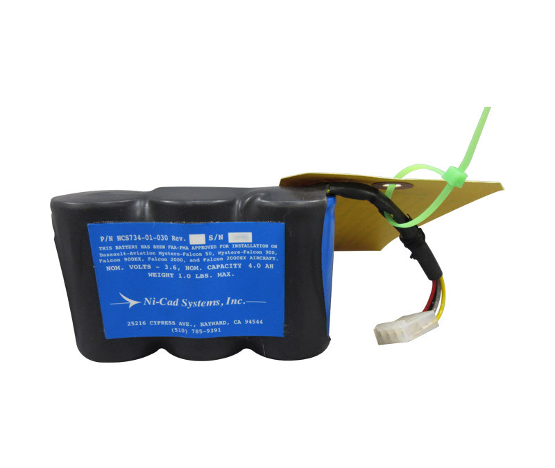 Ni-Cad Systems NCS734-01-030 FAA-PMA Battery Pack at SkyGeek.com