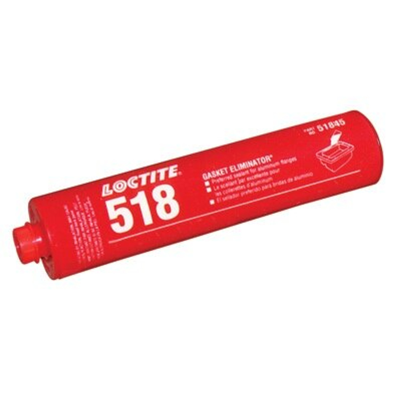 Loctite 518 Gasket Sealant 6 mL Tube, Red (2096062) (Packaging may Vary)