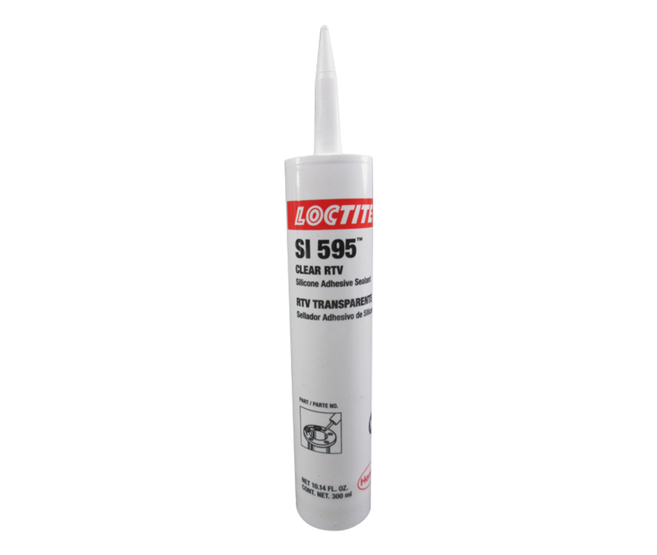 Henkel 59575 LOCTITE SI 595 Superflex Clear RTV Silicone Adhesive Sealant -  300 mL (10.14 oz) Cartridge at