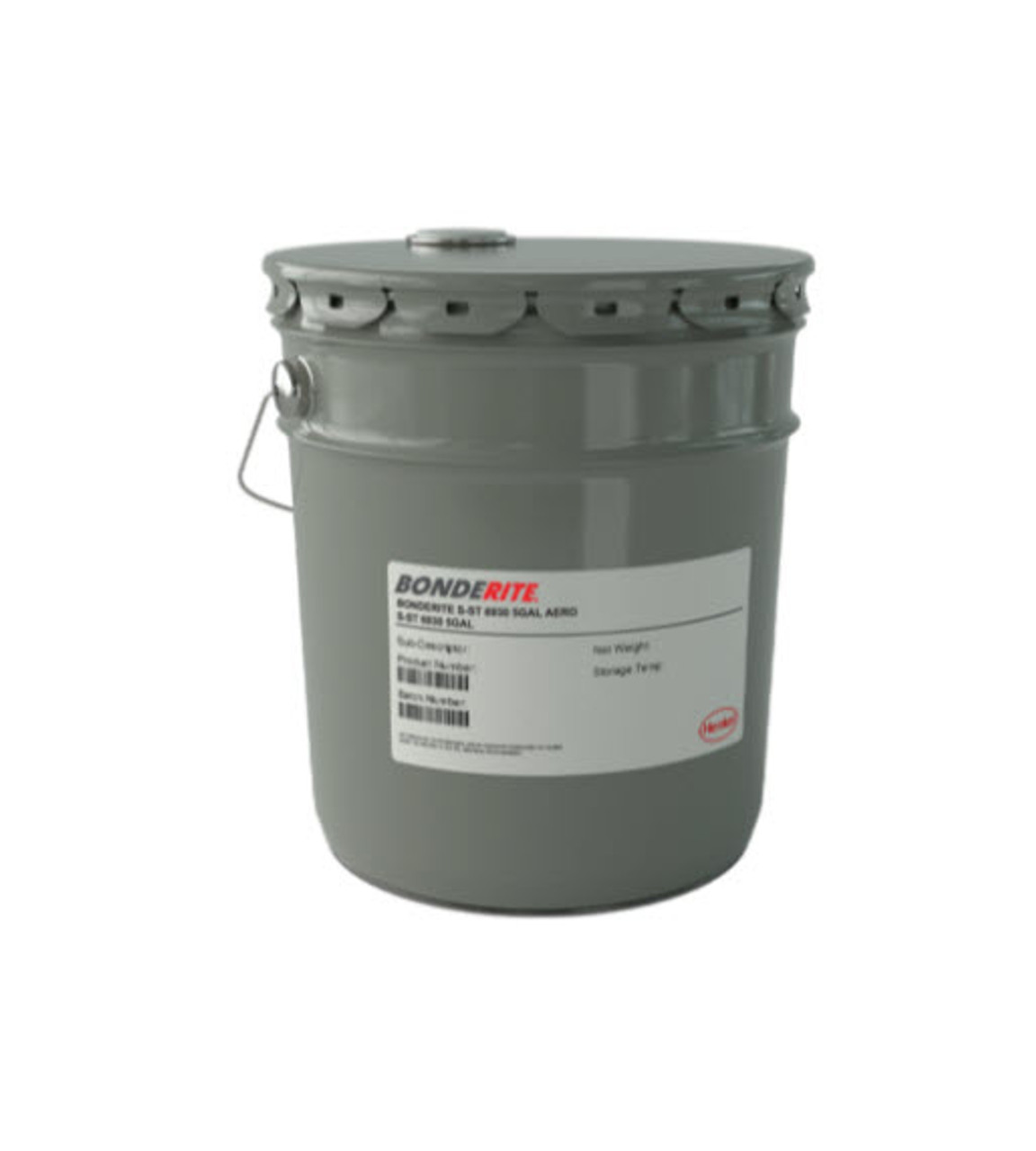 Henkel 598593 BONDERITE® S-ST 6930 AERO Hydrogen Peroxide Activated Paint  Stripper - 5 Gallon Closed Head Pail with Bung - 88/Pack
