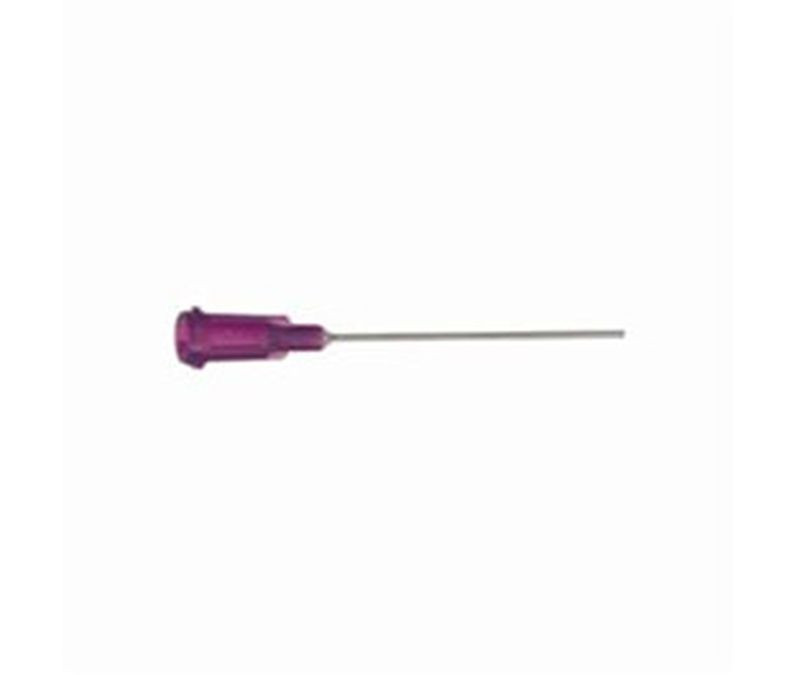 Henkel 98171 LOCTITE® Purple 21 Gauge 1-1/2" Stainless Steel High Precision Dispense Needle - Pack of 50