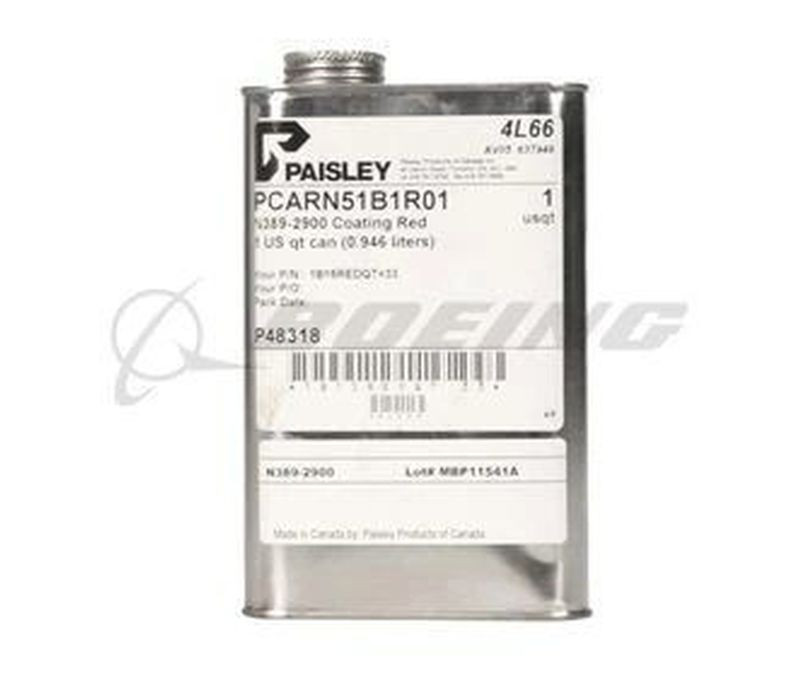 Paisley N389-2900 Red Acrylic Coating - Quart Can