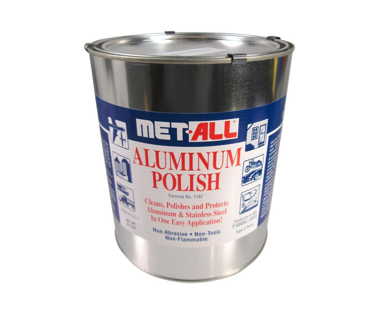 MET-ALL® TC-G Aluminum & Stainless Polish - 9.5 lb Can