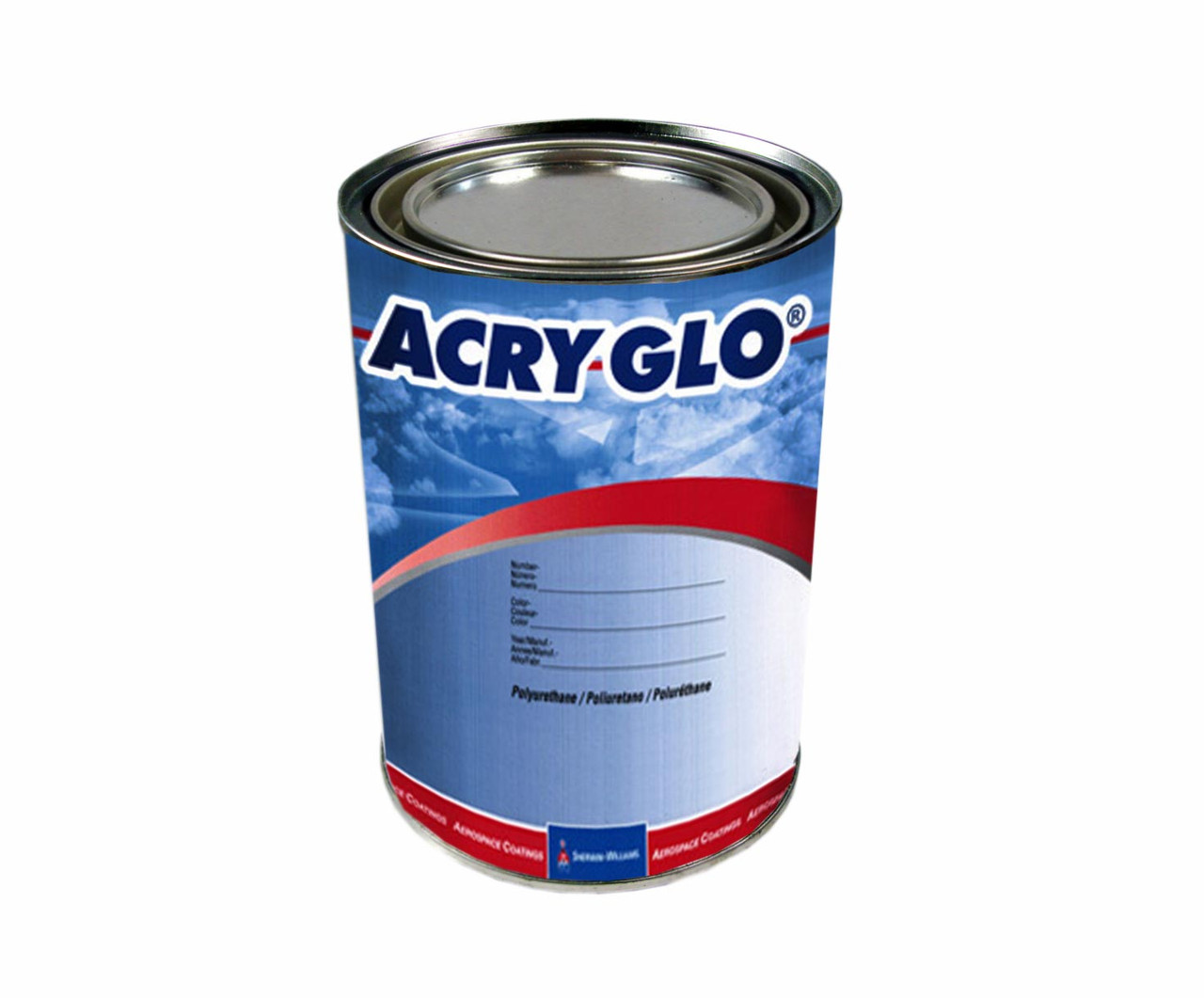 Sherwin-Williams H10640 ACRY GLO Conventional Metallic Ice Silver Acrylic  Urethane Paint - 3/4 Quart at
