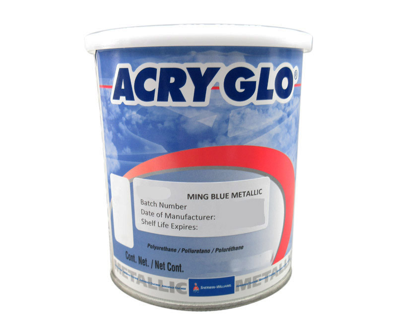 SherwinWilliams H10714 ACRY GLO Conventional Metallic Ming Blue