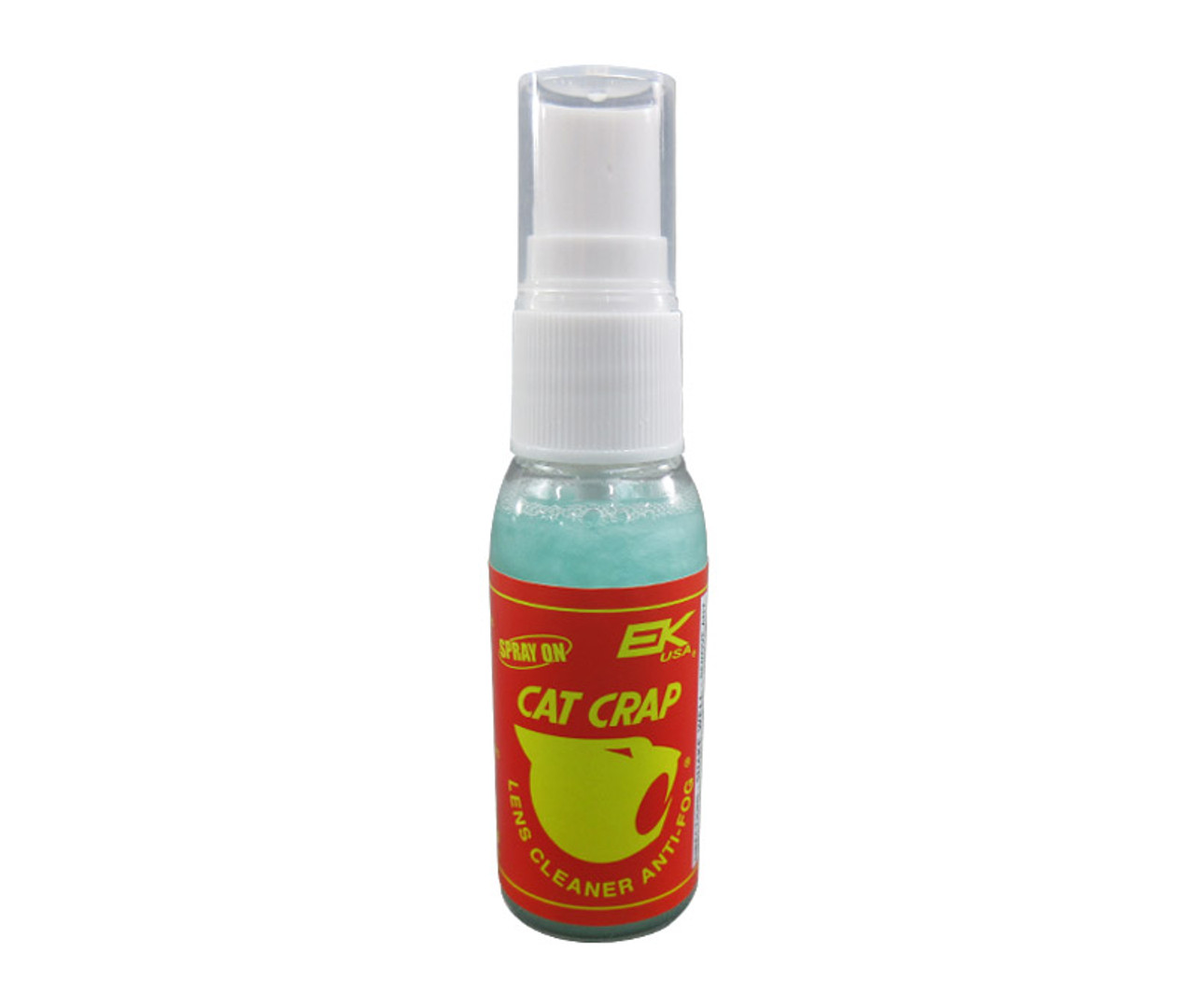 CAT CRAP® 10808B Light-Green Spray Anti-Fog Lens Cleaner - 1 oz Spray-Bottle  - SkyGeek