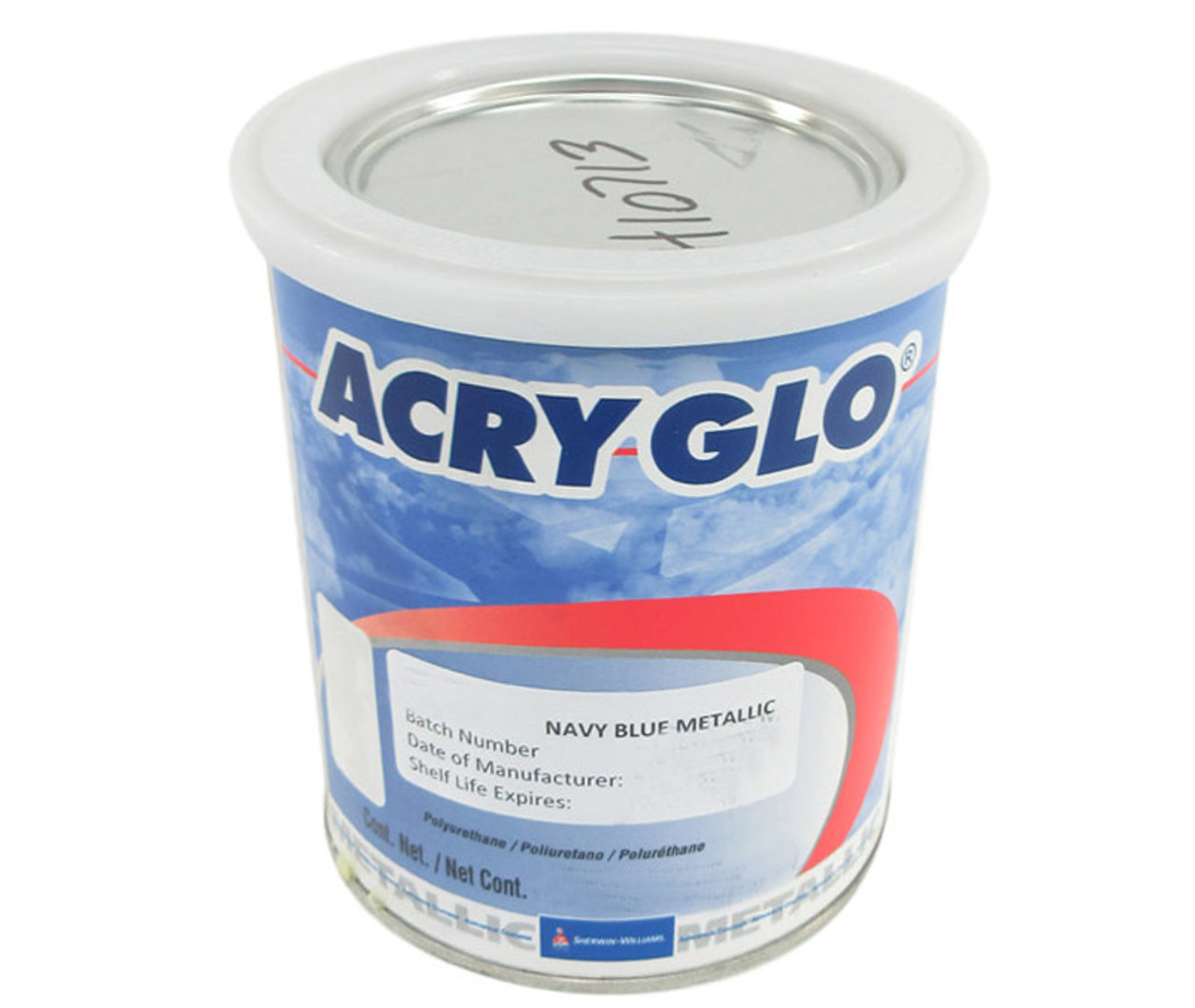 SherwinWilliams H10713 ACRY GLO Conventional Metallic Navy Blue Acrylic Urethane Paint 3/4