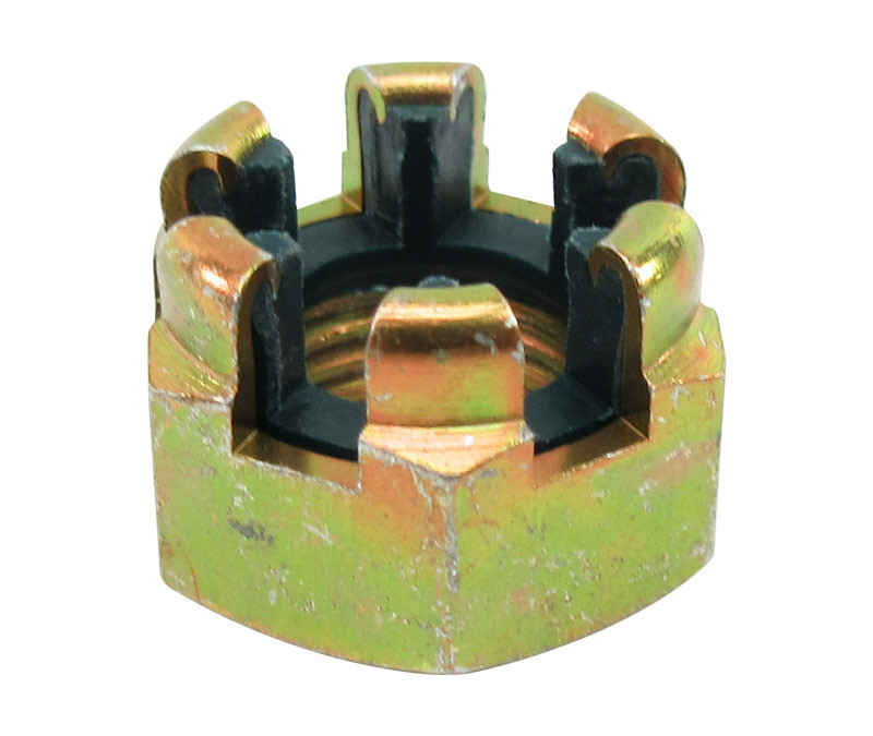 Military Standard MS17825-6 Steel Nut, Self-Locking, Slotted