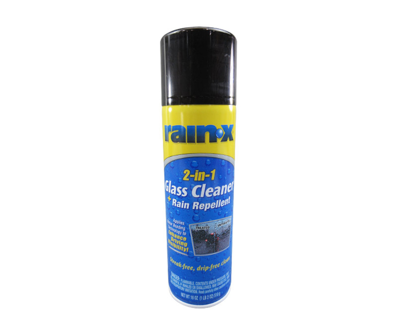 Rain-X® 5080233 Clear 2-in-1 Glass Cleaner + Rain Repellent - 18 oz Aerosol  Can - SkyGeek