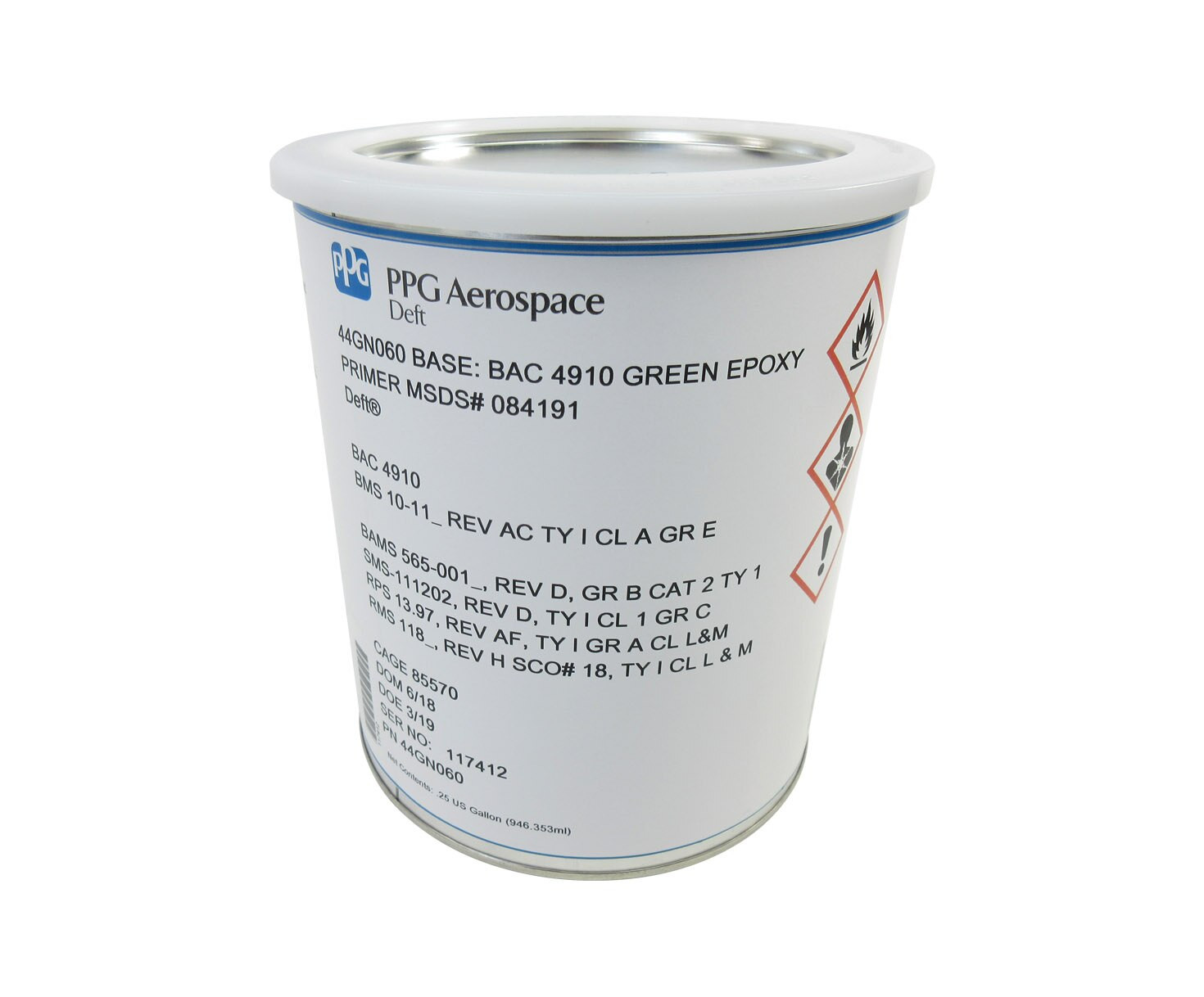 PPG Aerospace Deft 44GN060 FS12197 Epoxy Primer Gal.