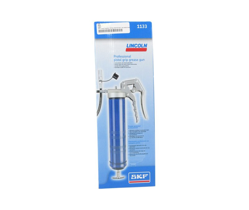 Lincoln Industrial 1133 Blue 6000 PSI PistolGrip Handle Grease Gun at