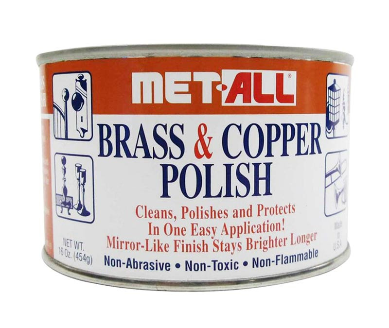 MetAll Brass & Copper Polish BC10 Met All Copper And Brass Polish