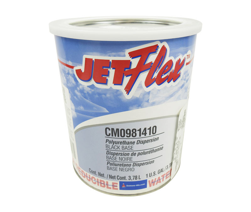 SherwinWilliams CM0981410 JetFlex Black Water Reducible Polyurethane