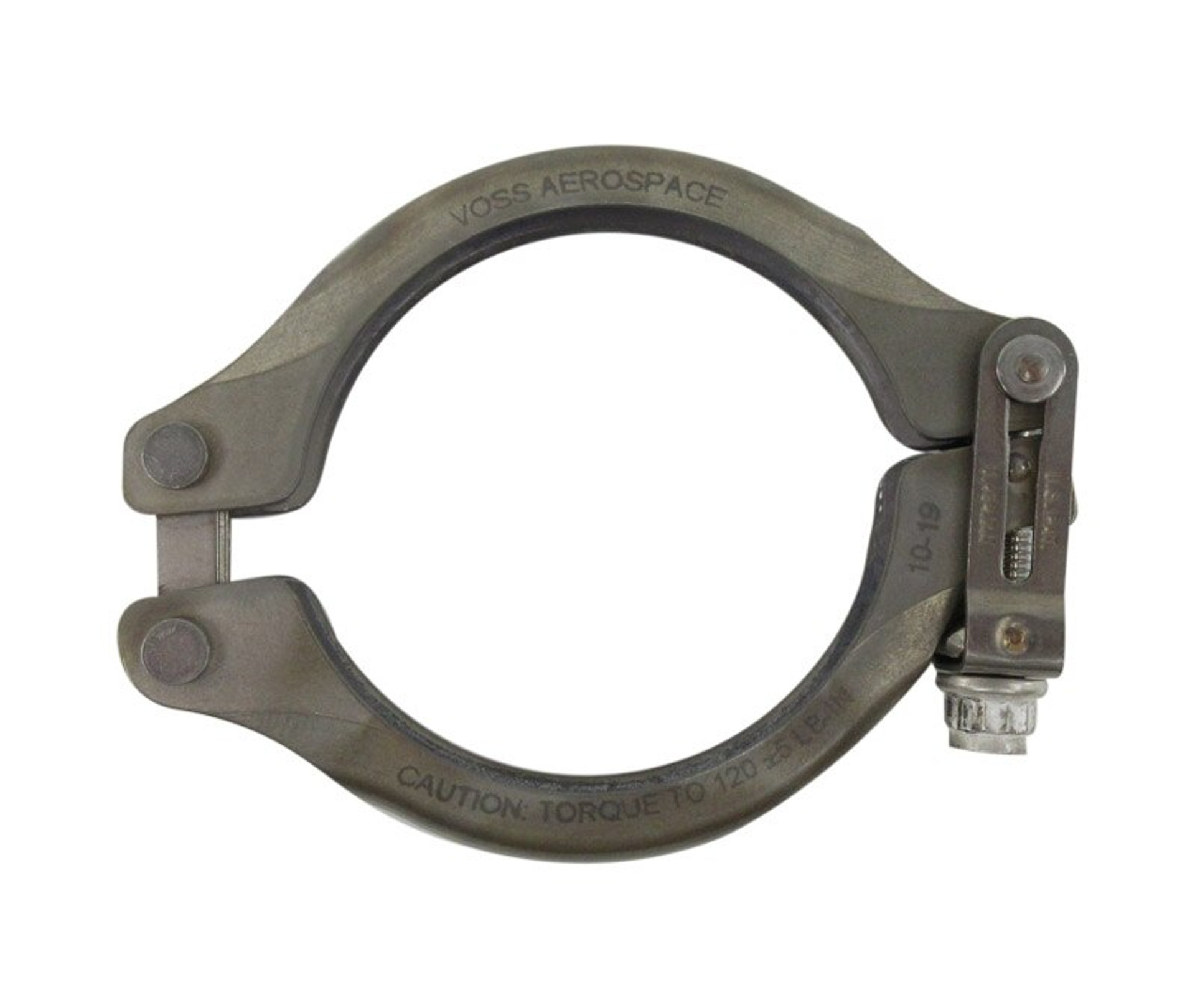 Aerospace Standard AS1895/1250 Crescent Steel Coupling, Clamp, Grooved at