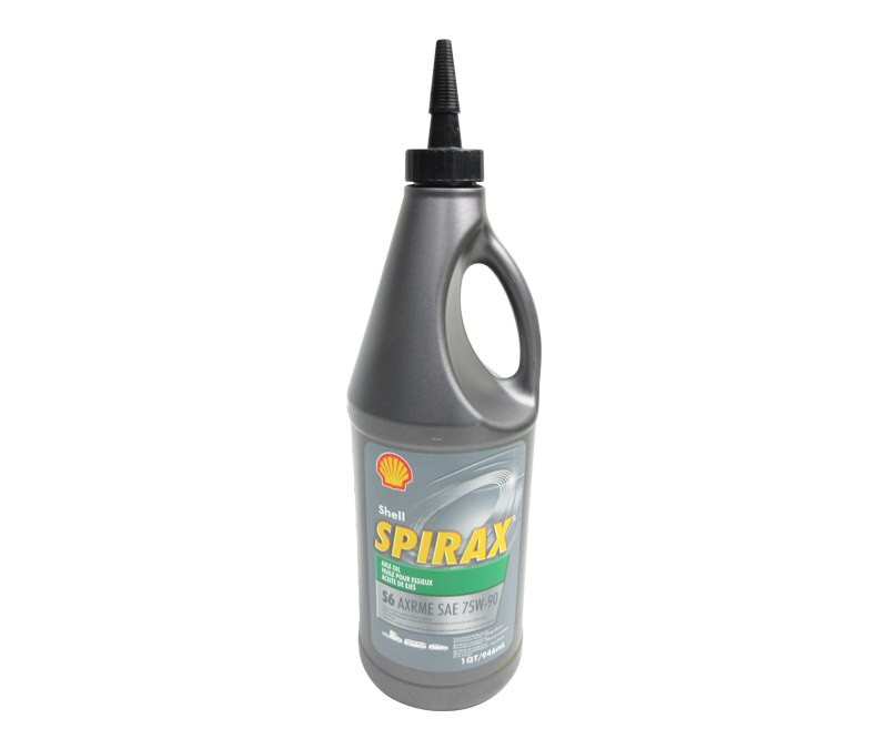 Shell Spirax ASXR 75W90 Synthetic Gear Oil Quart Bottle