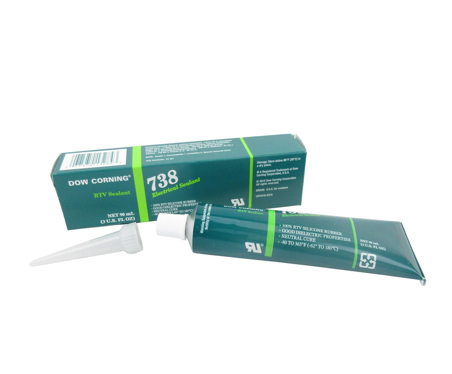 Dow Corning 738 Electrical Silicone Sealant 3 oz.