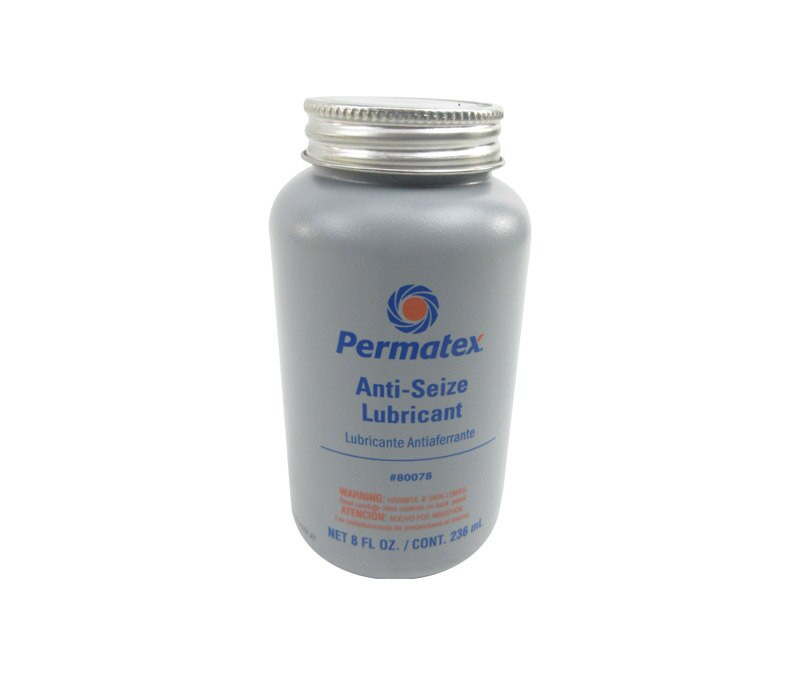 PERMATEX Silver Aluminum AntiSeize Lubricant 8 oz BrushTop Bottle