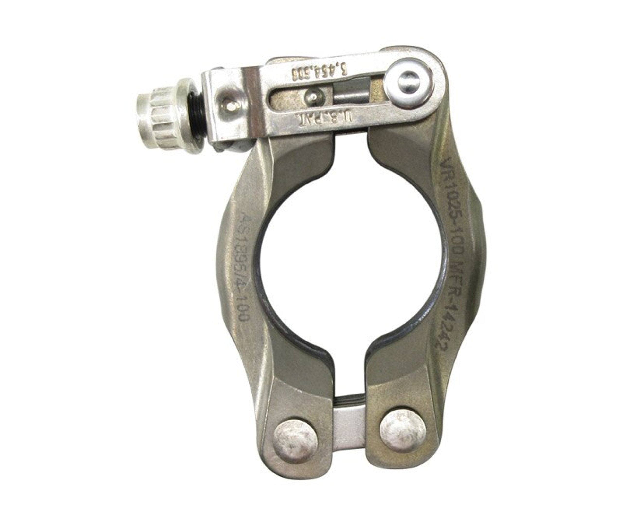 Aerospace Standard AS1895/4100 Crescent Steel Coupling, Clamp, Grooved at