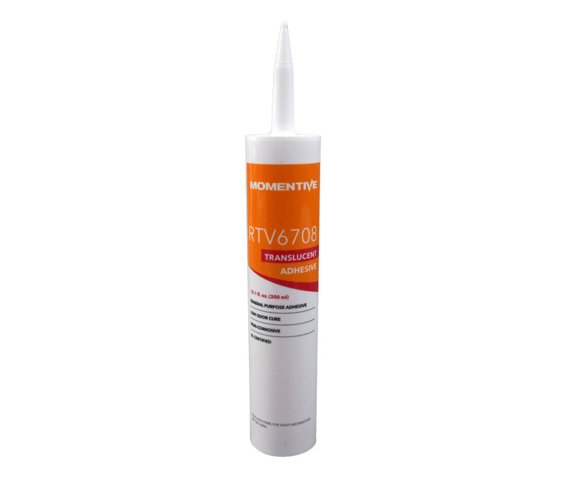Momentive RTV6708 Clear Silicone Adhesive Sealant 10.1 oz Cartridge
