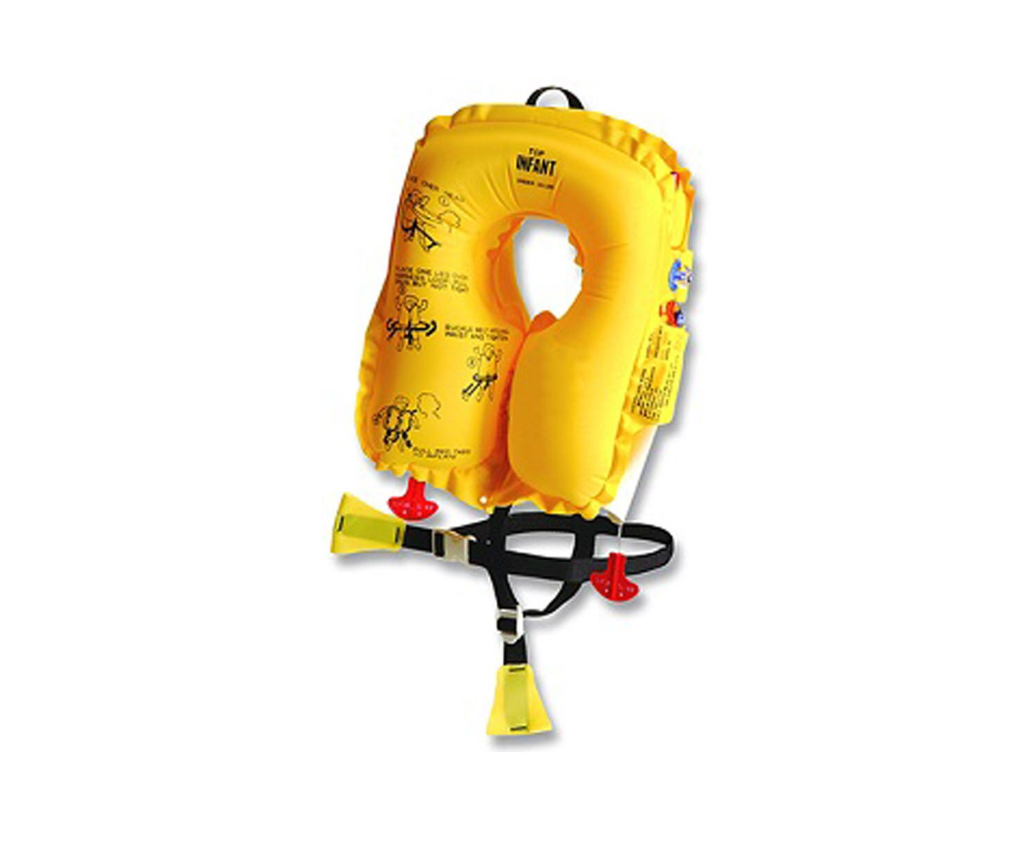 EAM Worldwide P0640101 Yellow NV20L8 Infant Aircraft Life Vest at