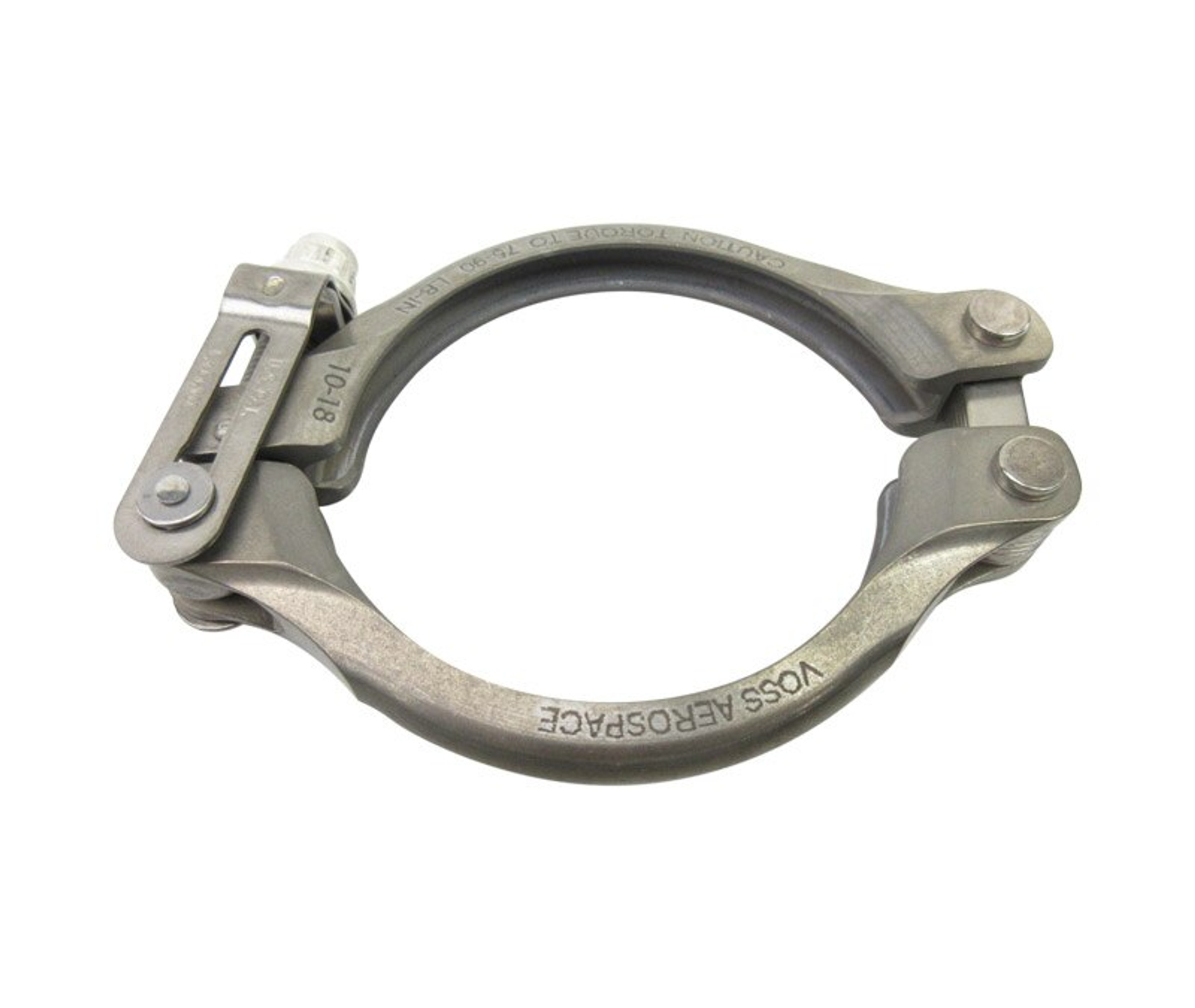 Aerospace Standard AS1895/4250 Crescent Steel Coupling, Clamp, Grooved