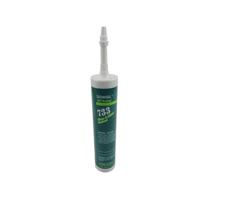 DOW 3138399 DOWSIL 733 Clear Glass & Metal Silicone RTV Sealant 300 mL (10.1 oz) Cartridge at