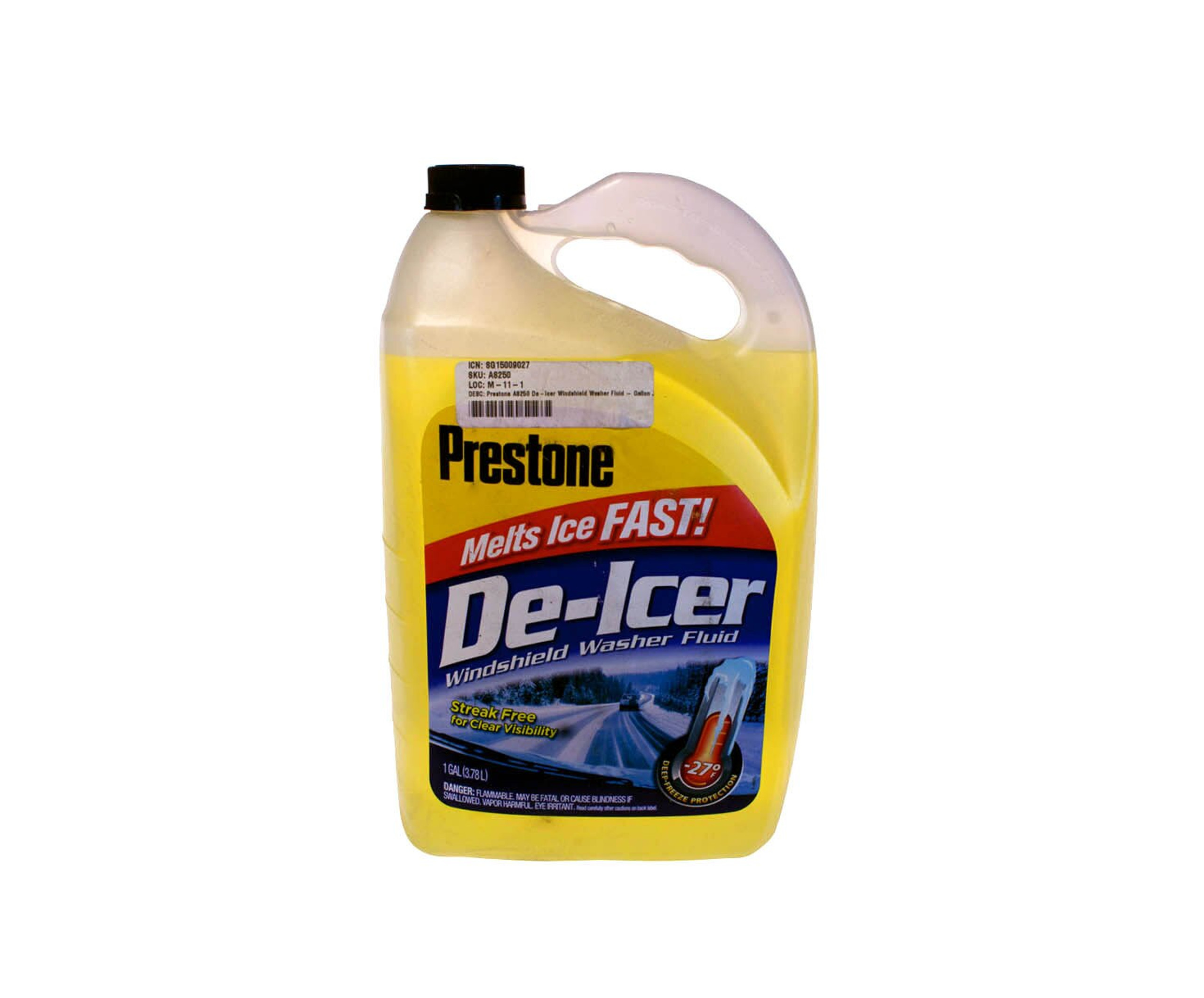 Prestone AS250 DeIcer Windshield Washer Fluid Gallon