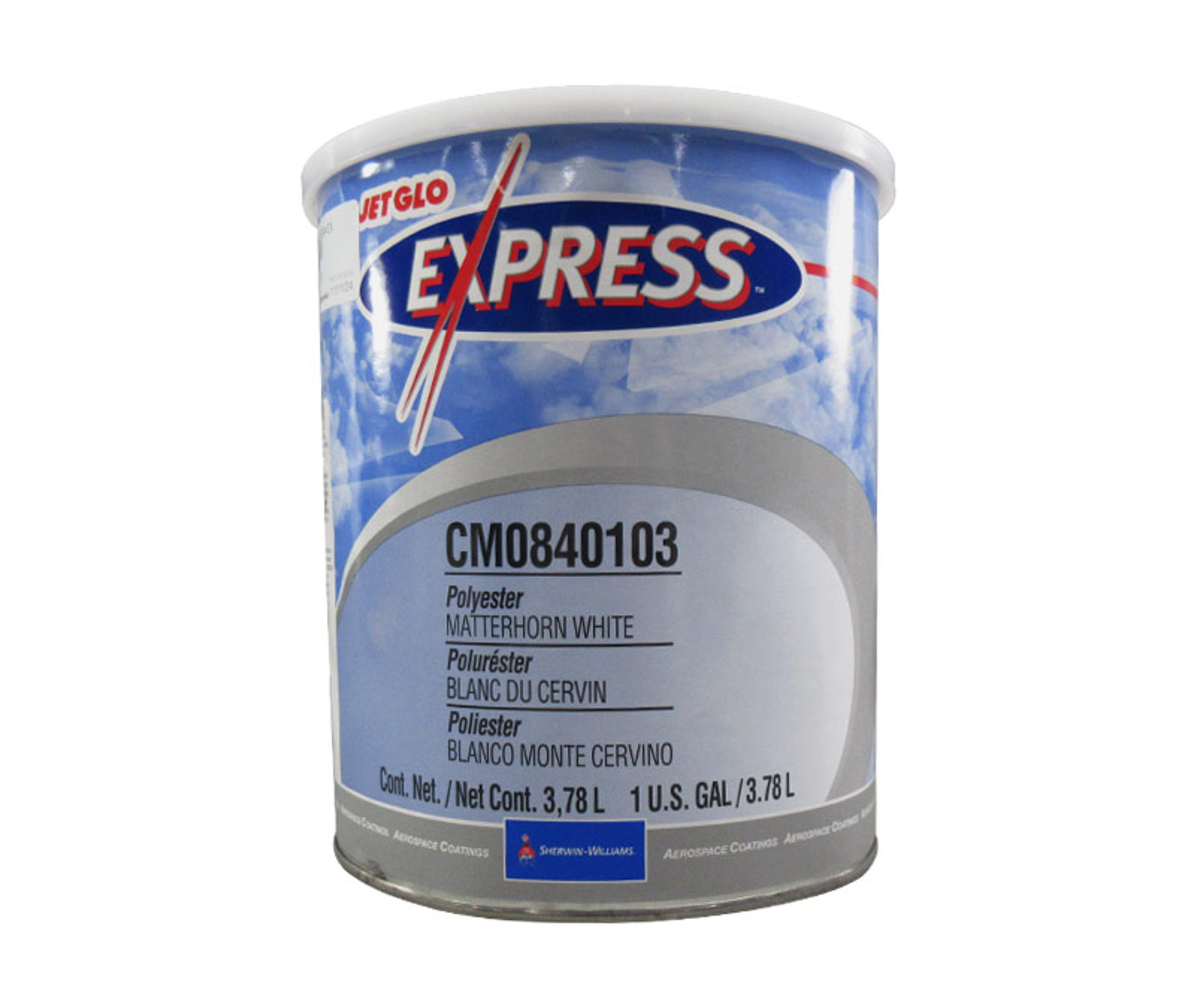 SherwinWilliams JET GLO Express Paint Matterhorn White