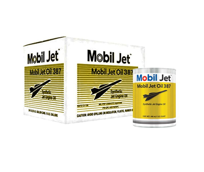 Exxon Mobil Jet Oil 387 Orange MILPRF23699 Spec AircraftType Gas