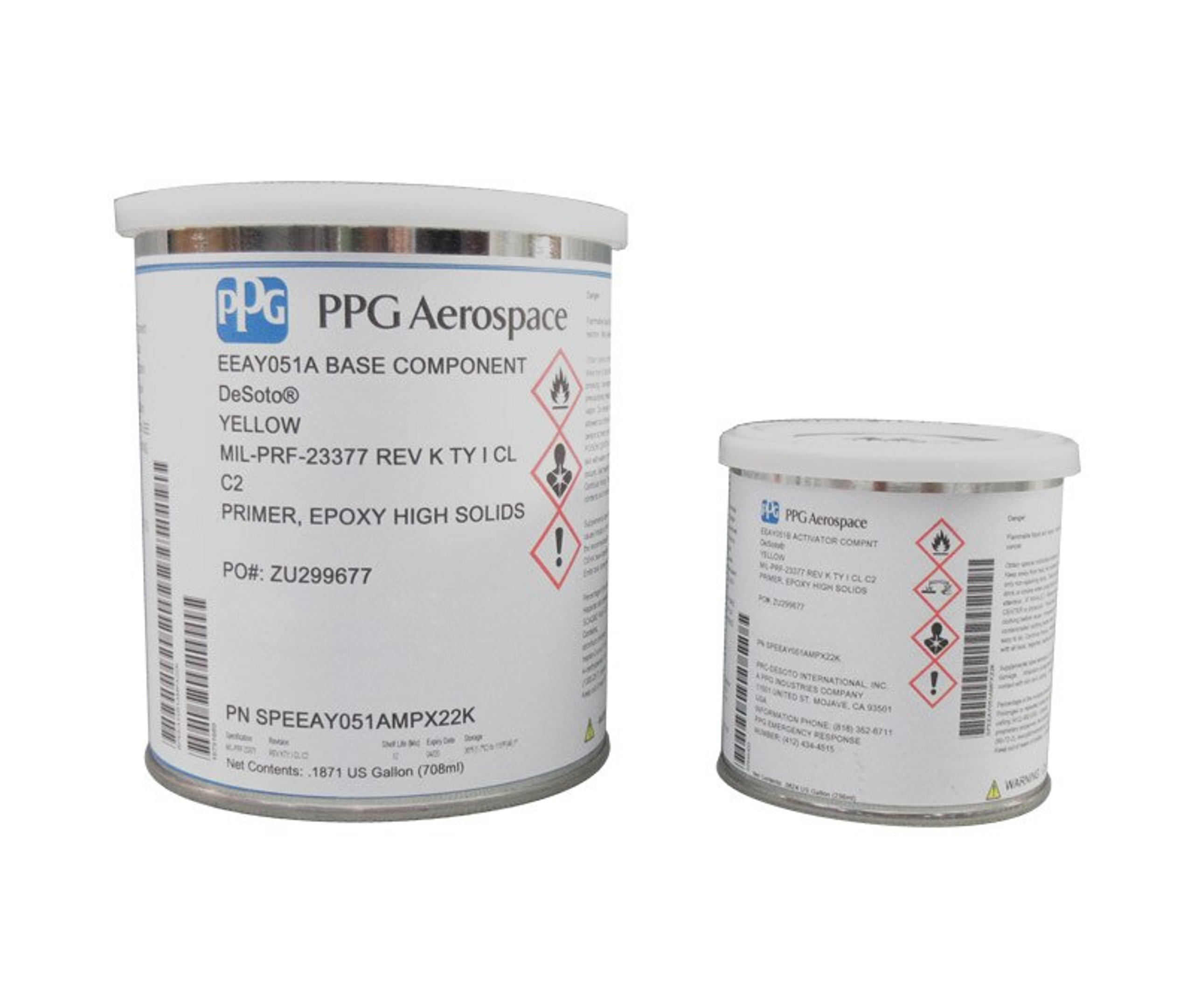 PPG EcoPrime EEAY051 Epoxy Primer Yellow Quart