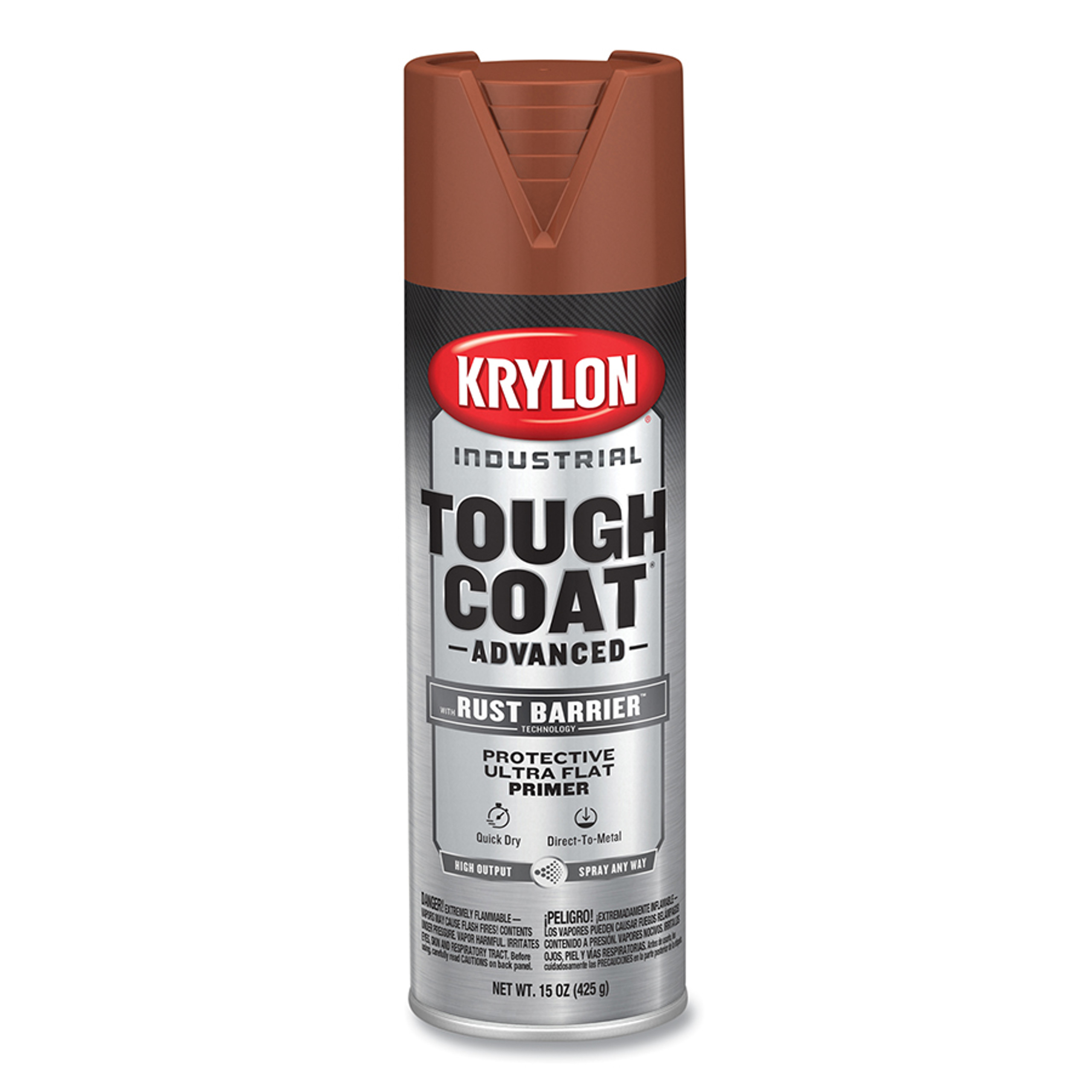 KRYLON A00339007 Industrial TOUGH COAT Red Oxide Rust Control Primer