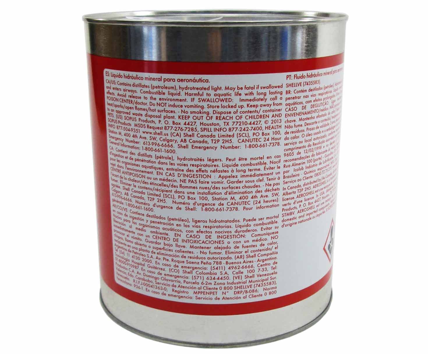 AeroShell Fluid 41 Mineral Aircraft Hydraulic Fluid