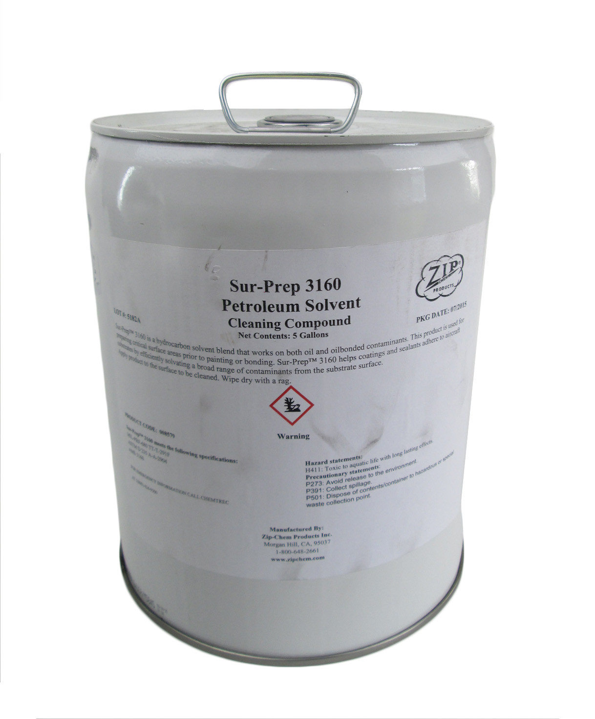 Zip Chem 008579 SurPrep 3160 Petroleum Solvent Cleaning Compound 5