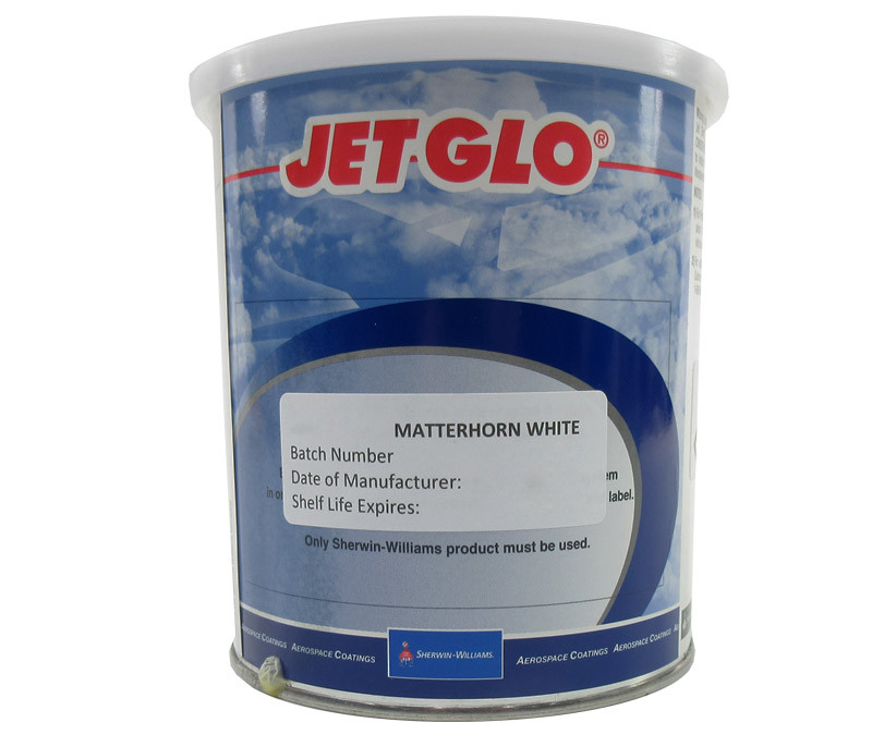 SherwinWilliams U00150 JET GLO Matterhorn White Polyester Urethane Topcoat Paint Quart at