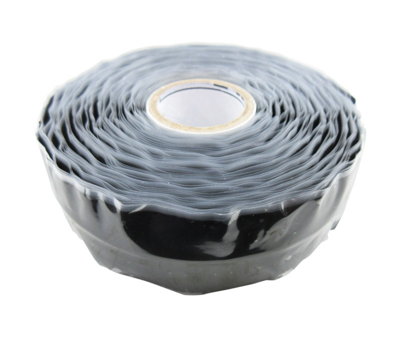 MS A-A-59163A-1-II Black Self-Fusing Silicone Tape - 36'