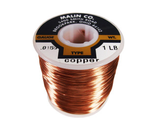  Bare Copper Wire, Annealed, 1lb Spool, 30 AWG, 0.010