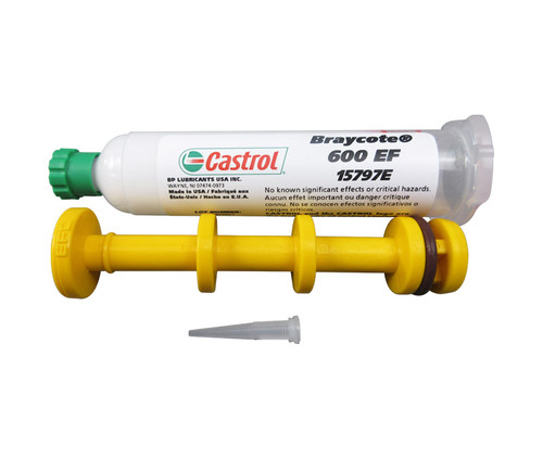 Castrol® Braycote™ 600 EF Rocket Propellant Compatible NLGI #2 Grease - 2 oz Syringe