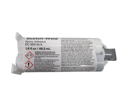 3M™ Scotch-Weld™ EC-3501 B/A Gray Epoxy Adhesive - 48.5 mL Cartridge