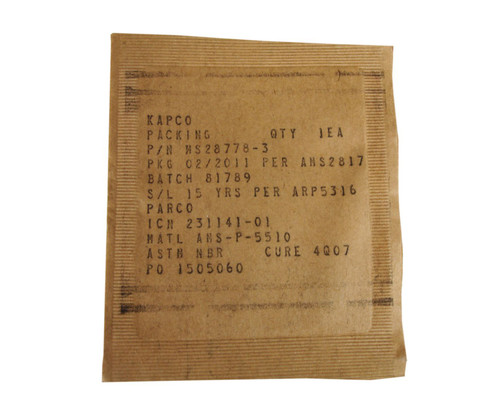 Military Standard MS28778-3 O-Ring - 25/Pack