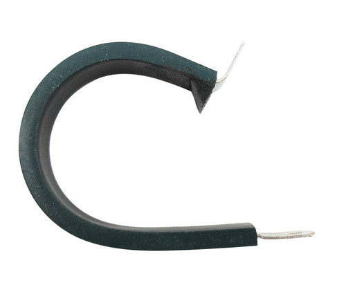 Military Standard MS21919WG24 Steel Cushioned Clamp, Loop - 25/Pack