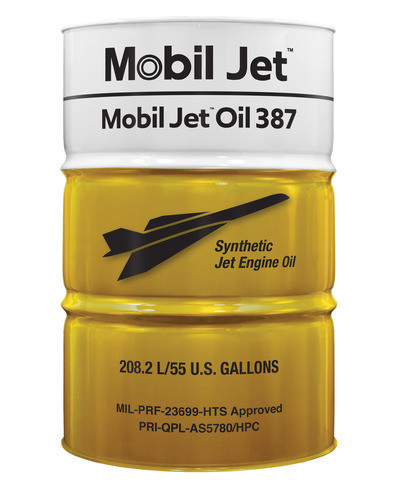 Mobil™ Jet™ Oil 387 MIL-PRF-23699 Spec Synthetic Jet Engine Oil - 55 Gallon Drum