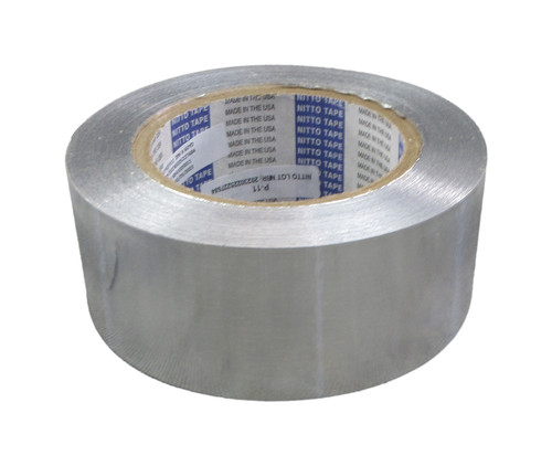 NITTO P-11 Silver 5.0 mil 2" Soft Aluminum Foil Tape - 60 Yard Roll
