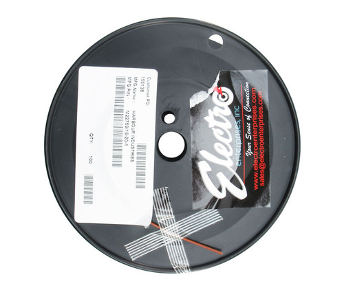 Military Specification M22759/16-20-1 Brown 20 AWG PTFE Tapes/Coated Fiberglass Braid Wire - 100-Ft/Roll