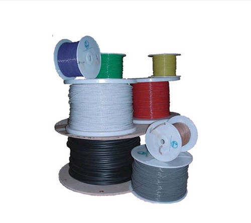 Military Specification M22759/16-16-7 Violet 16 AWG PTFE Tapes/Coated Fiberglass Braid Wire - 100-Ft/Roll