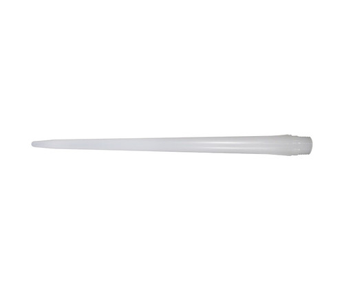 PPG® Semco® 235058 Sembend™ Model 8690 White Plastic 1/4" NPT x 1/8" x 9" Length Sealant Nozzle - 500/Case