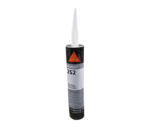 Sikaflex®-252 Black Polyurethane Assembly Adhesive - 300 mL Cartridge - 24/Case