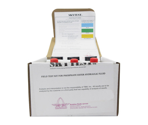TBM SKYTEST™ Fluid Test Kit for Phosphate Esther Hydraulic Fluid - 2/Pack