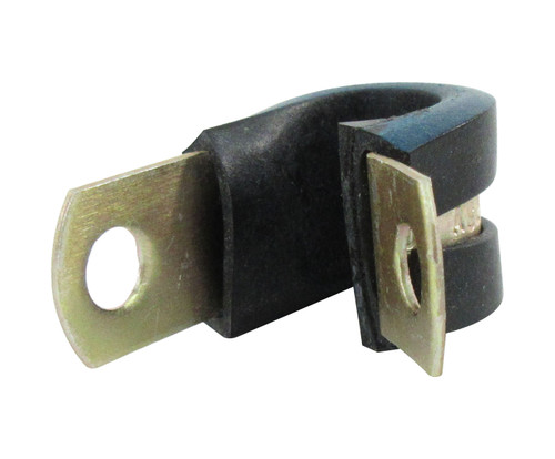 SAE Aerospace Standard AS21919WDG06 Aluminum Band Wedge Chloroprene Cushioned Clamp - 25/Pack